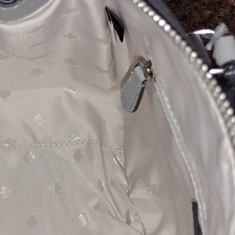 NWT Kate Spade Mimi Satchel Grey , silver